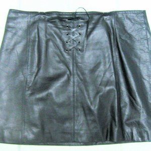 Wilson"s leather mini skirt 12